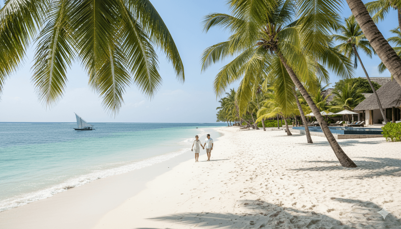 Kenya coast beach