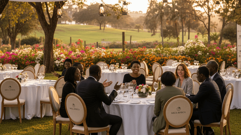 Garden estate conference venue with natural lighting
